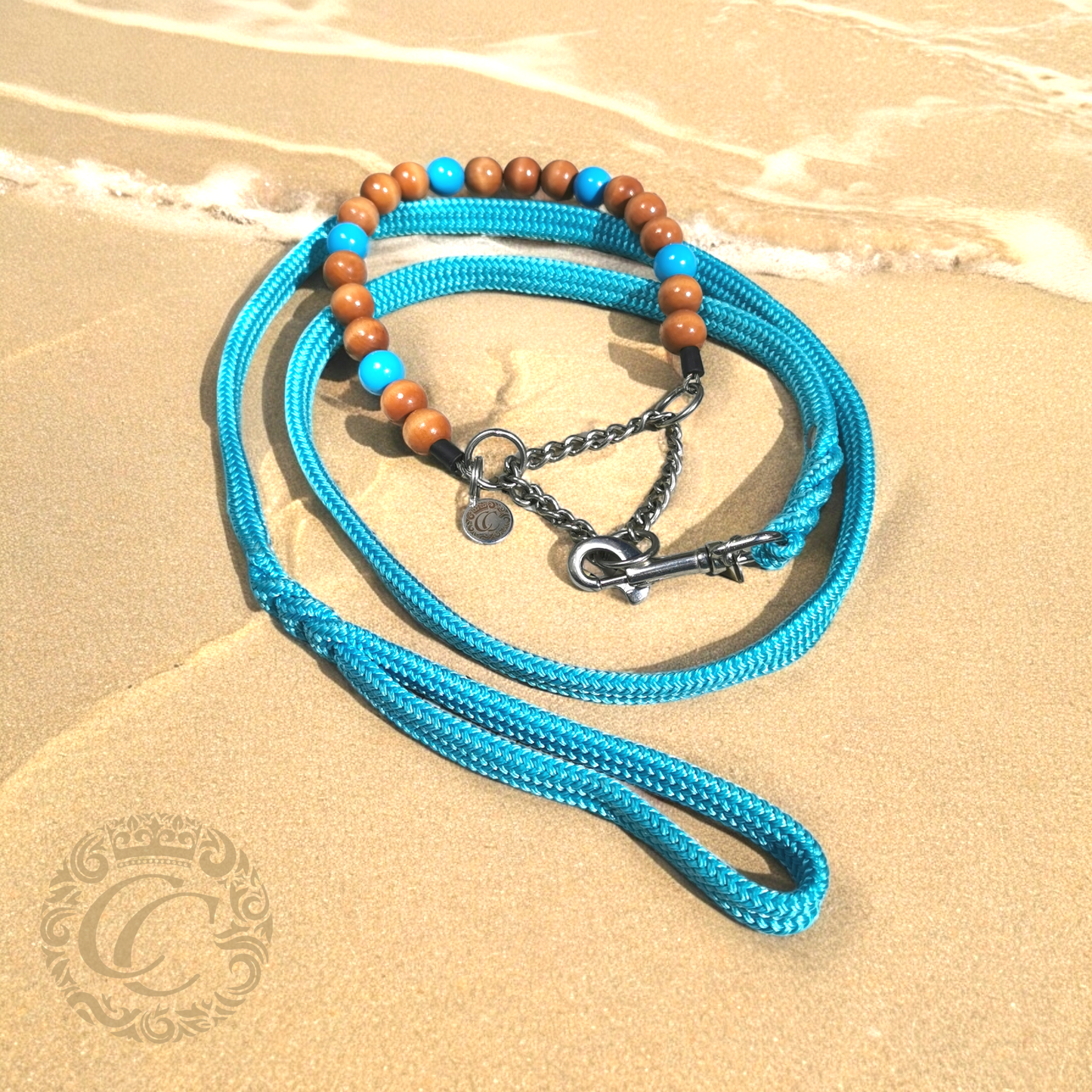 Dog leash for medium & large dogs Sky Blue