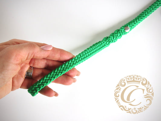 Dog leash for small & medium dogs Grass Green Mini | collarcrafts leash handmade | dogleash | leash paracord | hondenleiband | leiband | dog leash small dog | cat leash | mini dog leash | Green Dog Leash