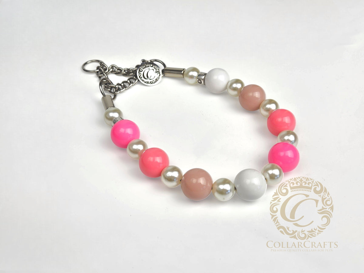 Dog collar Pink Champagne
