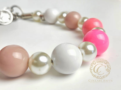 Dog collar Pink Champagne