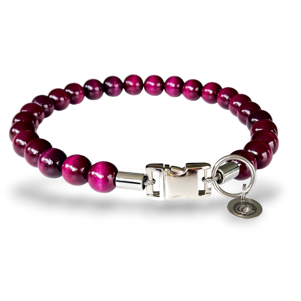 Dog collar Aubergine Maxi