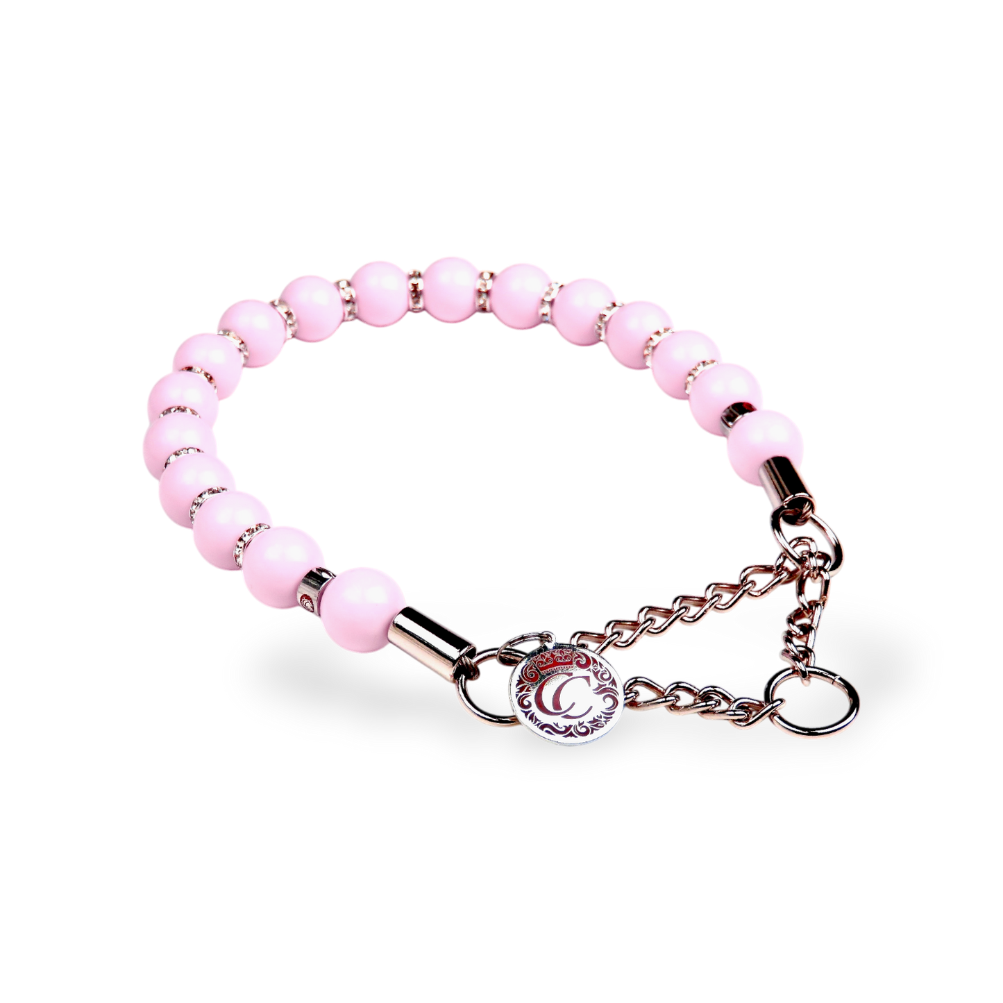 Dog collar Pink Sparkle LUX