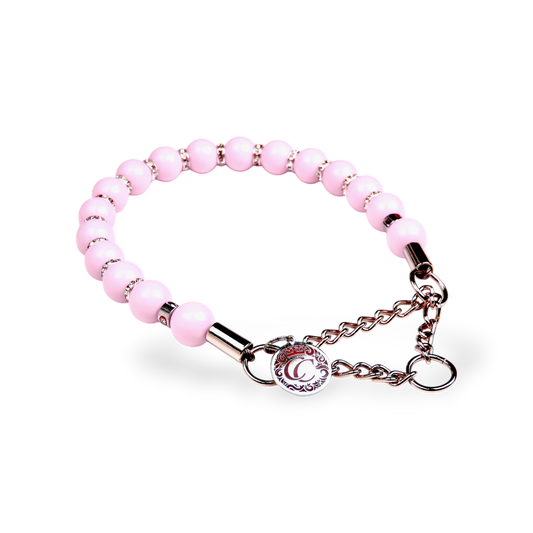 Dog collar Pink Sparkle LUX