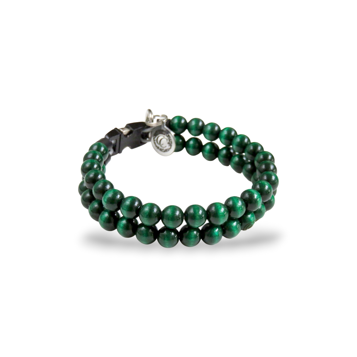 Dog collar Double Emerald Mini