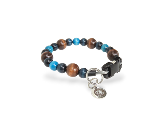 Dog collar Blue Nature Mini
