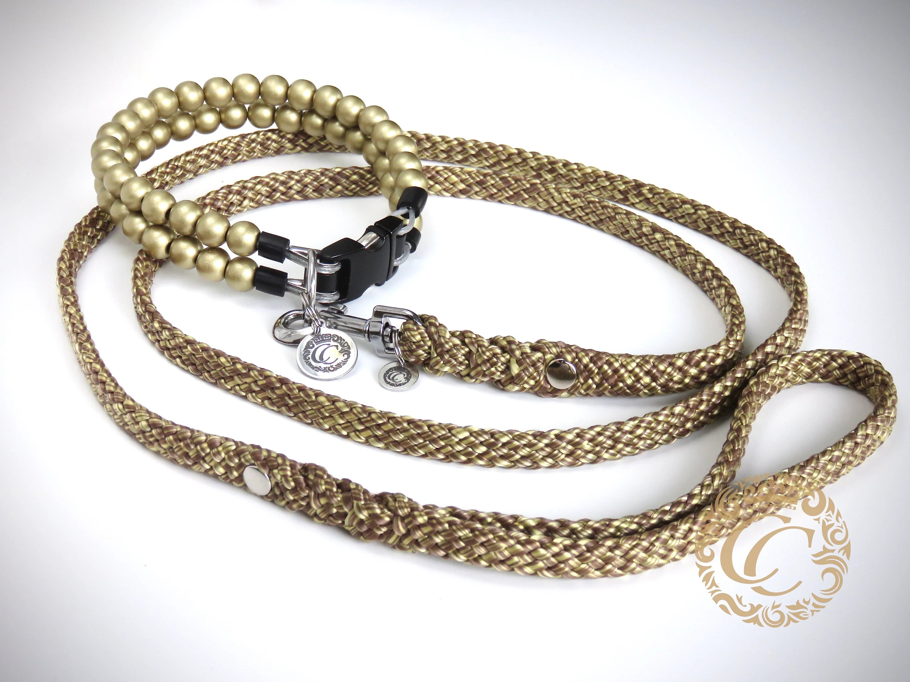 Dog leash for small dogs Rusty Gold Mini