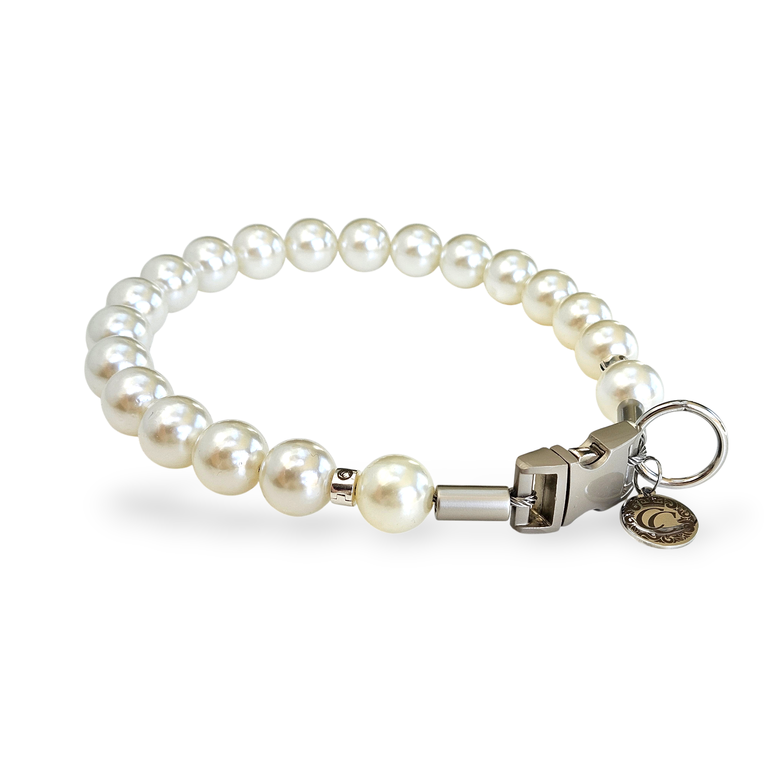 Dog collar Lady Pearls Maxi