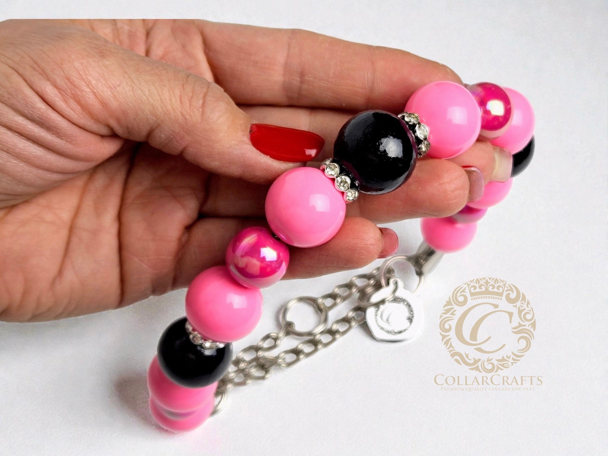 Dog Collar Bubblegum Rockstar