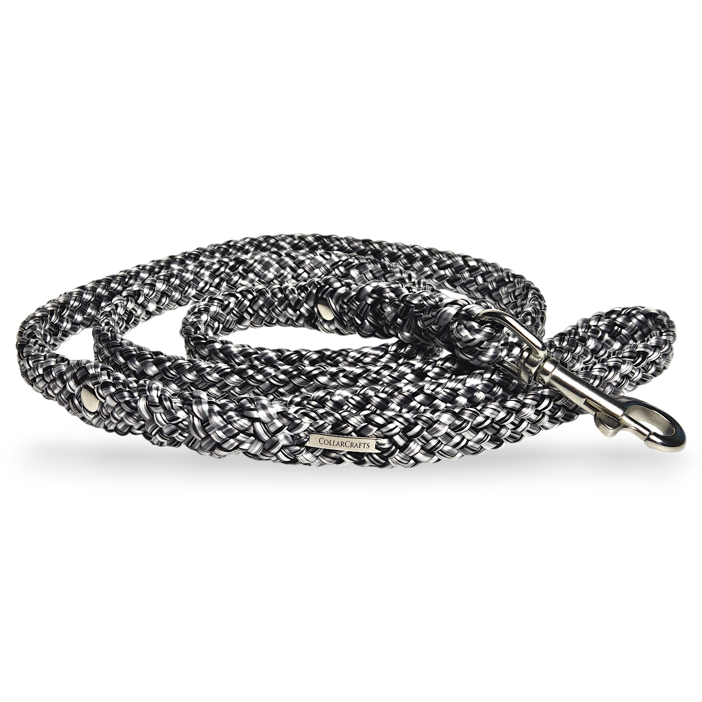 Dog leash Black Silver CollarCrafts 