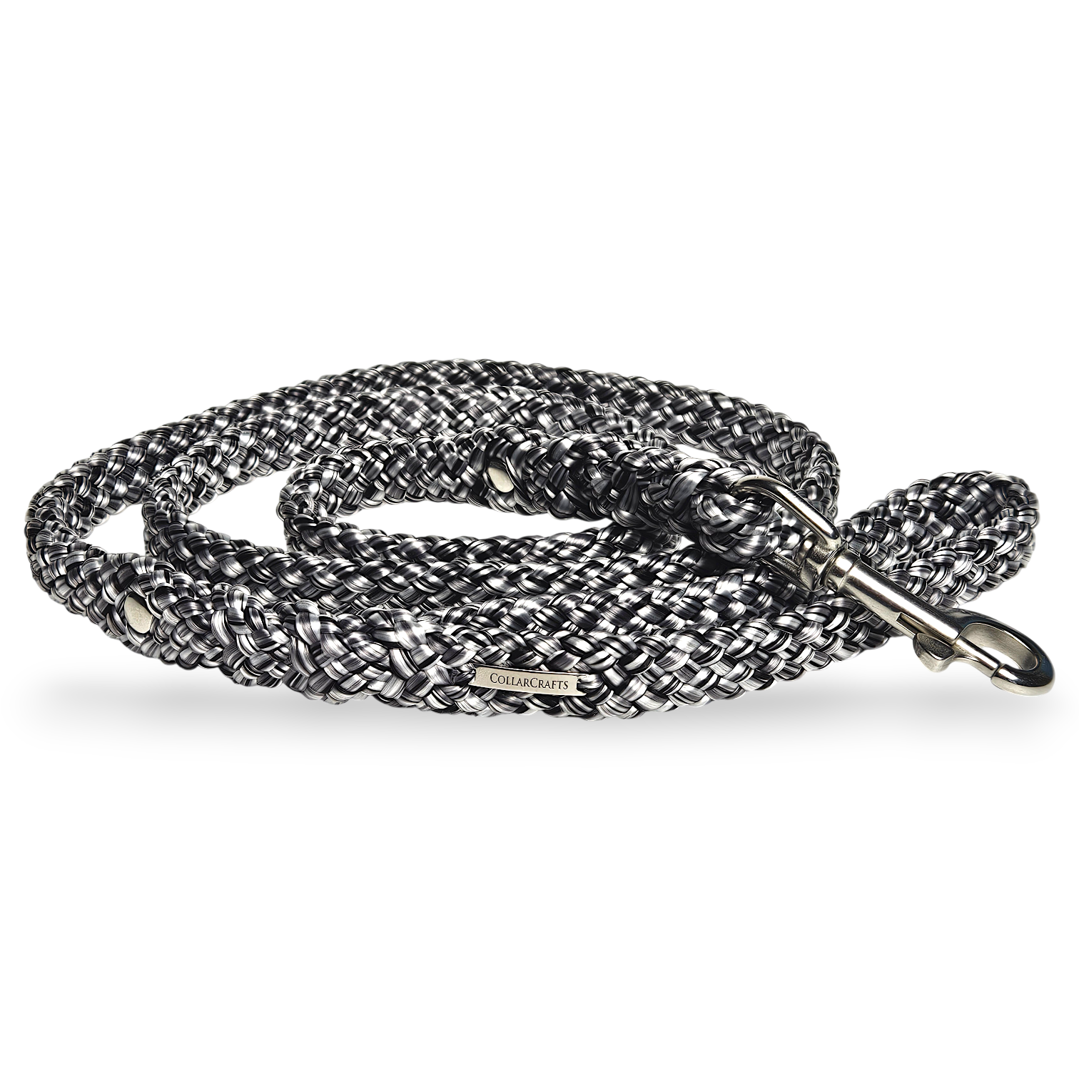 Dog leash Black Silver CollarCrafts 