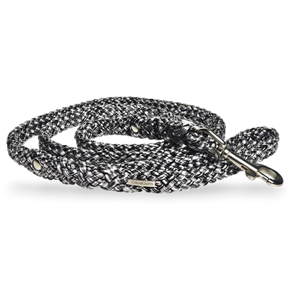 Dog leash Black Silver CollarCrafts 