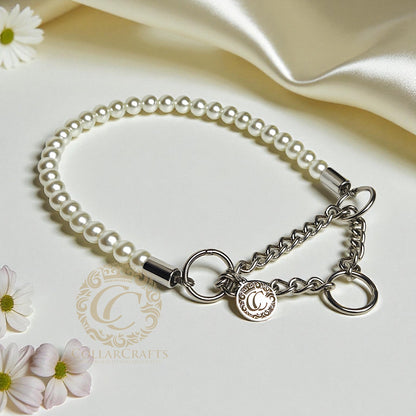Dog collar LUX Petite Perles