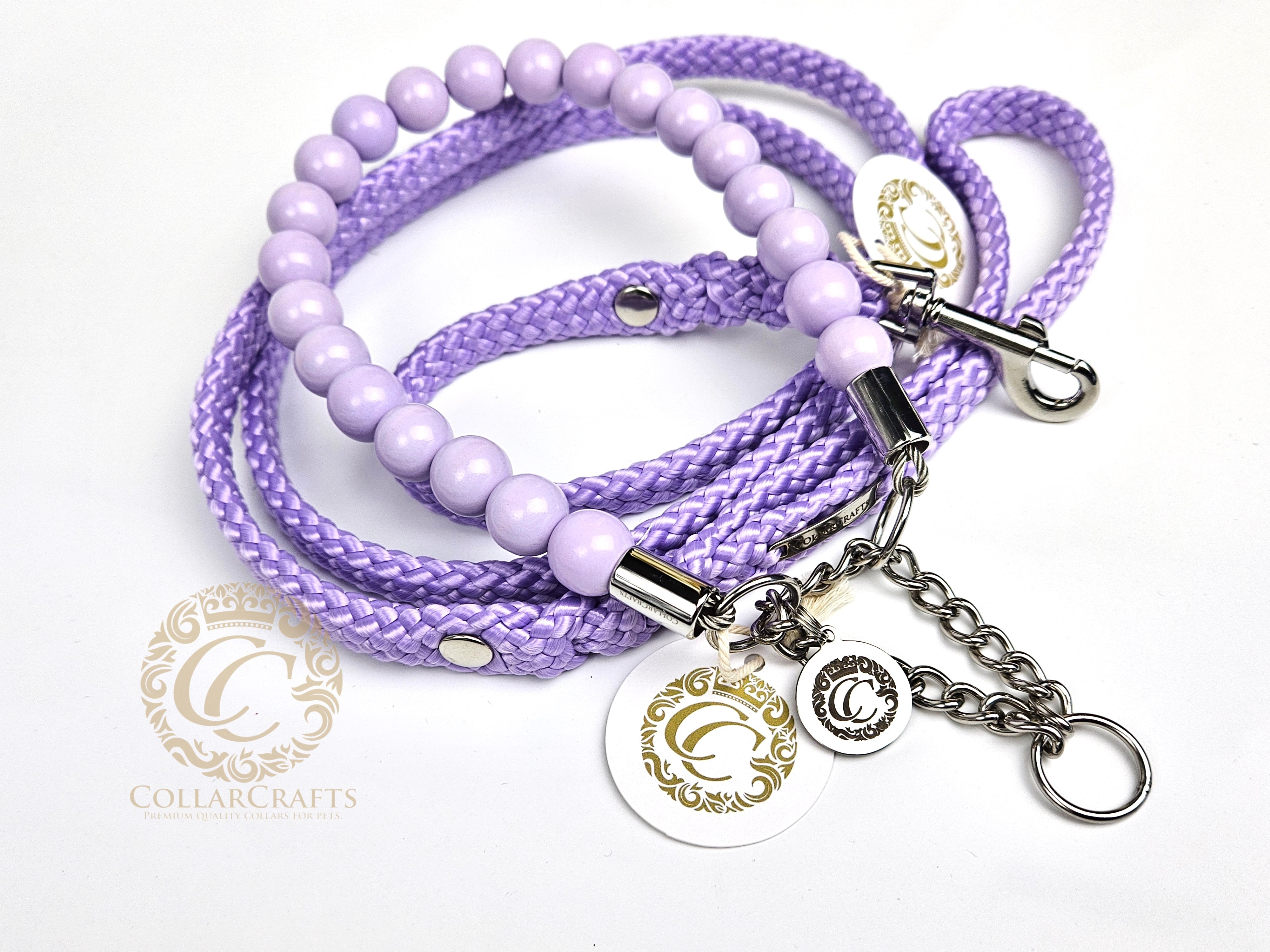 Dog Collar Lilac Elegance
