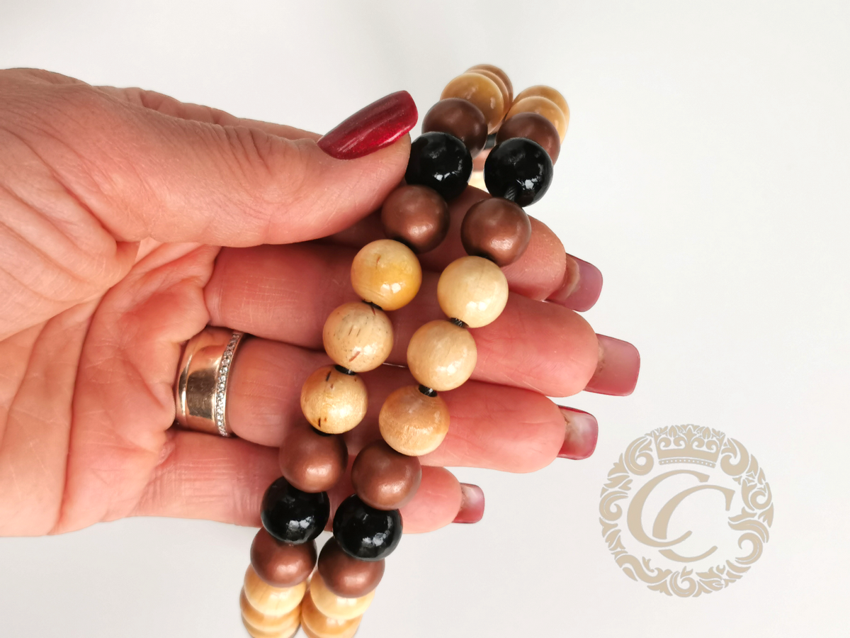 Dog collar Double Wood Mini