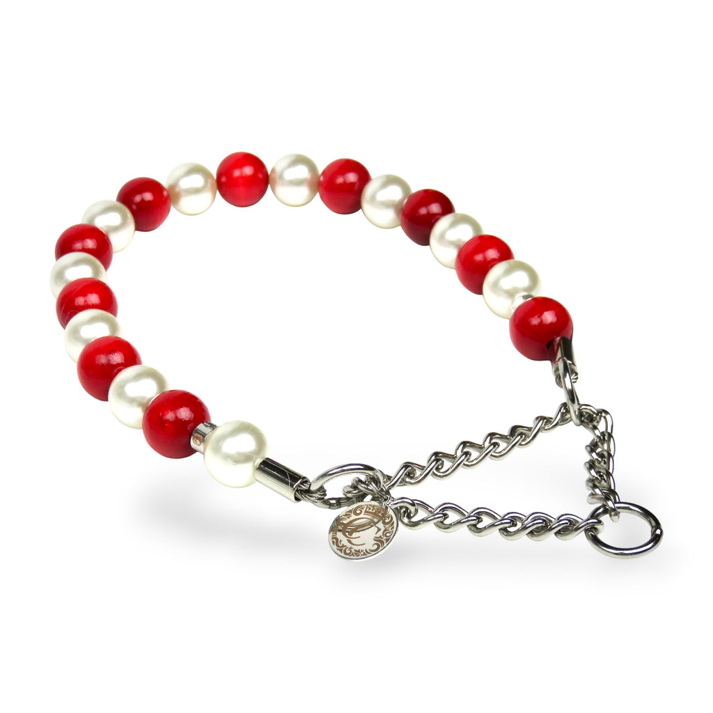 Dog collar LUX Candy Cane