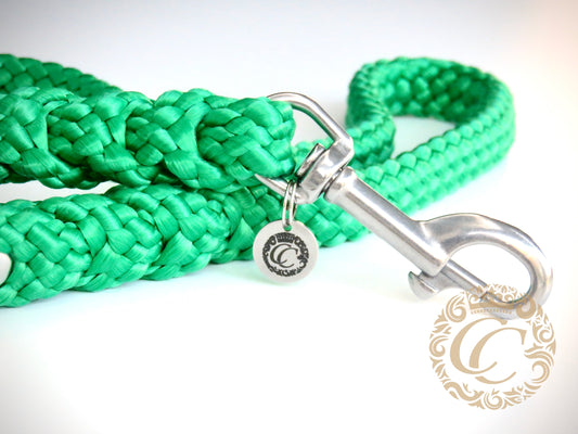Dog leash Green | Handmade Dog Leashes | Dog leash paracord | CollarCrafts | dogleash | leash | hondenleiband | honden leiband | paracord dog lead | Dog leash washable | paracord leash | Green dog leash | custom dog leash | Green dog leash | dog collar leash set | collarcrafts