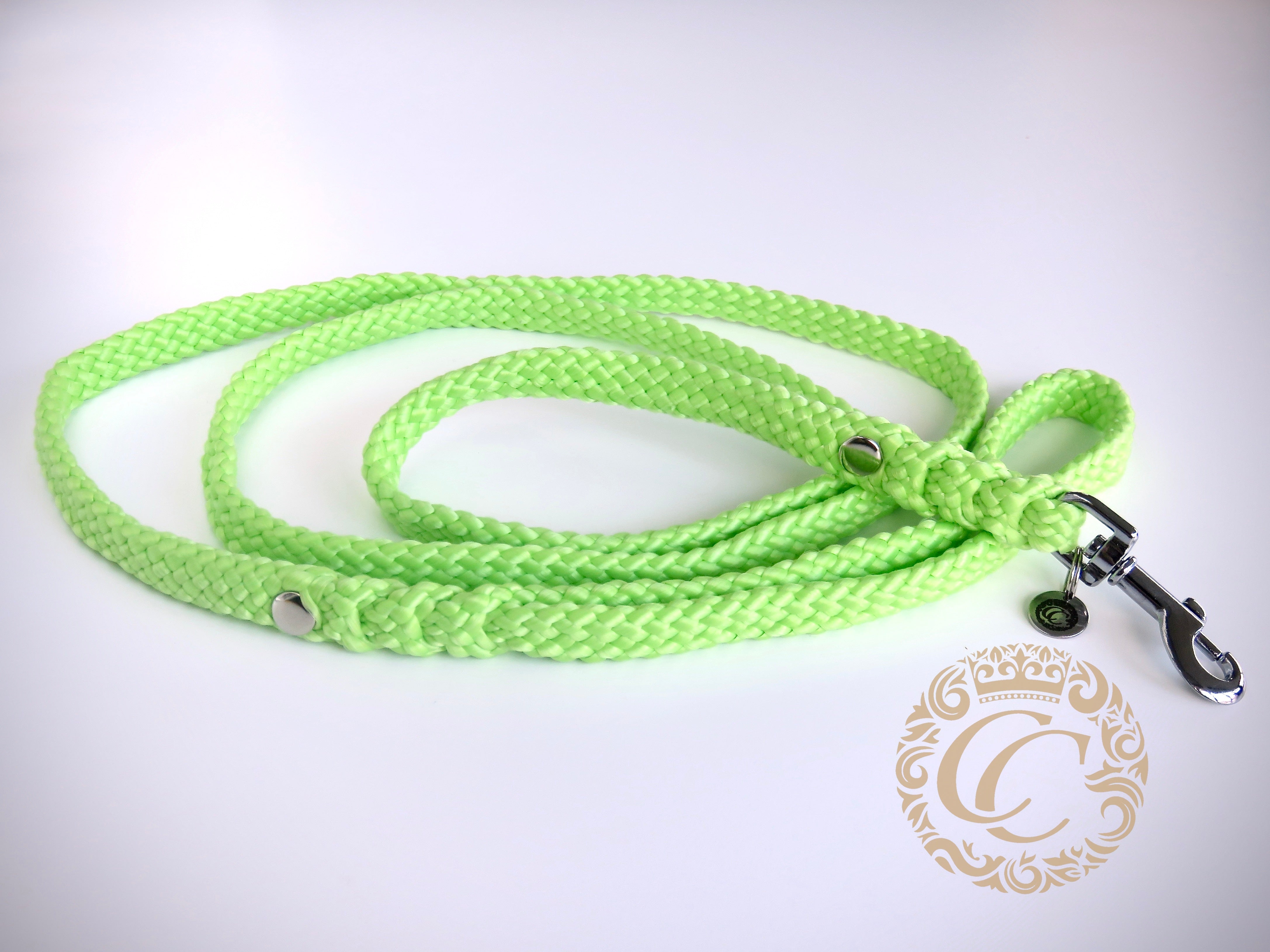 Dog leash for small & medium dogs Neon Green