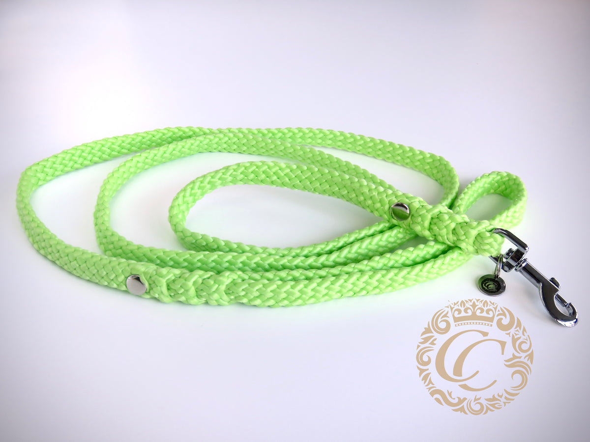 Dog leash for small & medium dogs Neon Green | collarcrafts leash | handmade dog lead | paracord leash | Dog collar "Trendy Turquoise" | design dog collar | beaded collars for dogs | Dog Collars | Cat Collars | CollarCrafts | dogcollar | collar | hondenhalsband | hondenband | Kattenhalsband | bead dog collars | cat mood collar | beaded dog collar | beaded dog collars | wooden bead dog collars | alu max com dog collars | beaded collars for dogs | rainbow dog collars | collarcrafts
