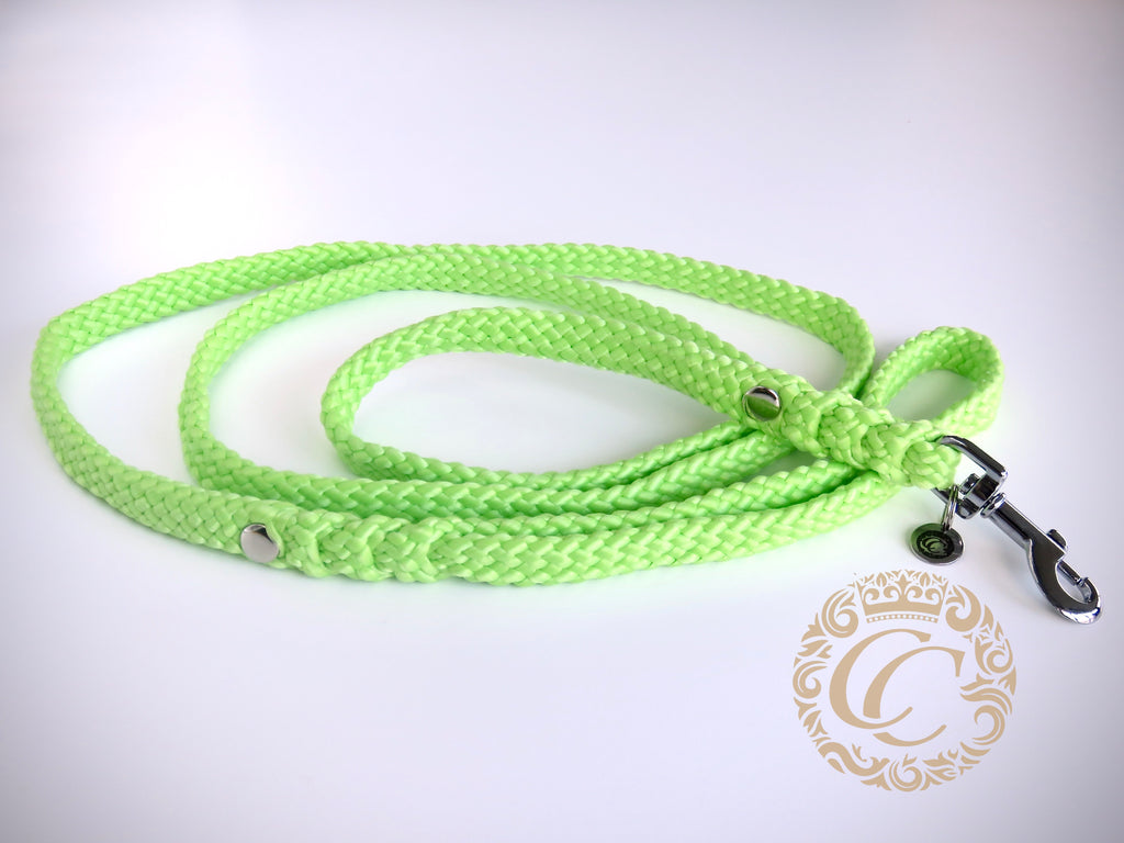 Dog leash for small & medium dogs Neon Green | collarcrafts leash | handmade dog lead | paracord leash | Dog collar "Trendy Turquoise" | design dog collar | beaded collars for dogs | Dog Collars | Cat Collars | CollarCrafts | dogcollar | collar | hondenhalsband | hondenband | Kattenhalsband | bead dog collars | cat mood collar | beaded dog collar | beaded dog collars | wooden bead dog collars | alu max com dog collars | beaded collars for dogs | rainbow dog collars | collarcrafts