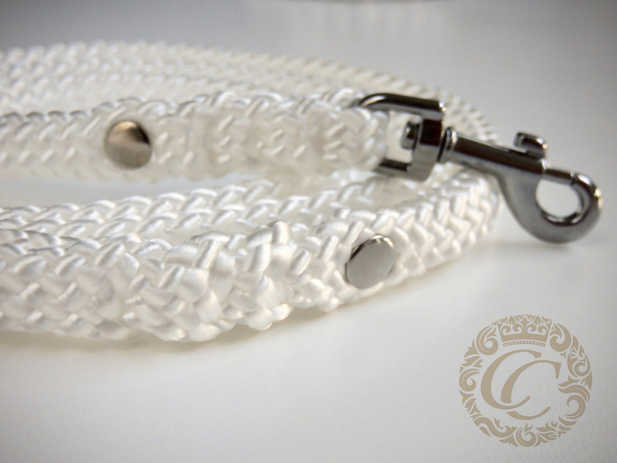 Dog leash for small & medium dogs White | collarcrafts leash handmade | Dog collar "Trendy Turquoise" | design dog collar | beaded collars for dogs | Dog Collars | Cat Collars | CollarCrafts | dogcollar | collar | hondenhalsband | hondenband | Kattenhalsband | bead dog collars | cat mood collar | beaded dog collar | beaded dog collars | wooden bead dog collars | alu max com dog collars | beaded collars for dogs | rainbow dog collars | collarcrafts