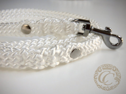 Dog leash for small & medium dogs White | collarcrafts leash handmade | Dog collar "Trendy Turquoise" | design dog collar | beaded collars for dogs | Dog Collars | Cat Collars | CollarCrafts | dogcollar | collar | hondenhalsband | hondenband | Kattenhalsband | bead dog collars | cat mood collar | beaded dog collar | beaded dog collars | wooden bead dog collars | alu max com dog collars | beaded collars for dogs | rainbow dog collars | collarcrafts