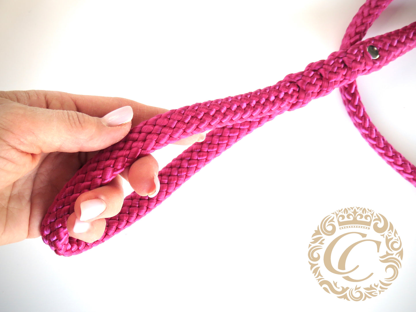 Handmade dog leash Dark Fuchsia | Dog Leashes | Dog Collars | Design dog leashes and collars | CollarCrafts | dogleash | leash | hondenhalsband | handmade leashes | durable dog leashes | dog collar leash set | honden leiband | leiband | beaded dog collars | custom made dog leashes | dog leads | leashes for dogs | paracord dog leashes | collarcrafts