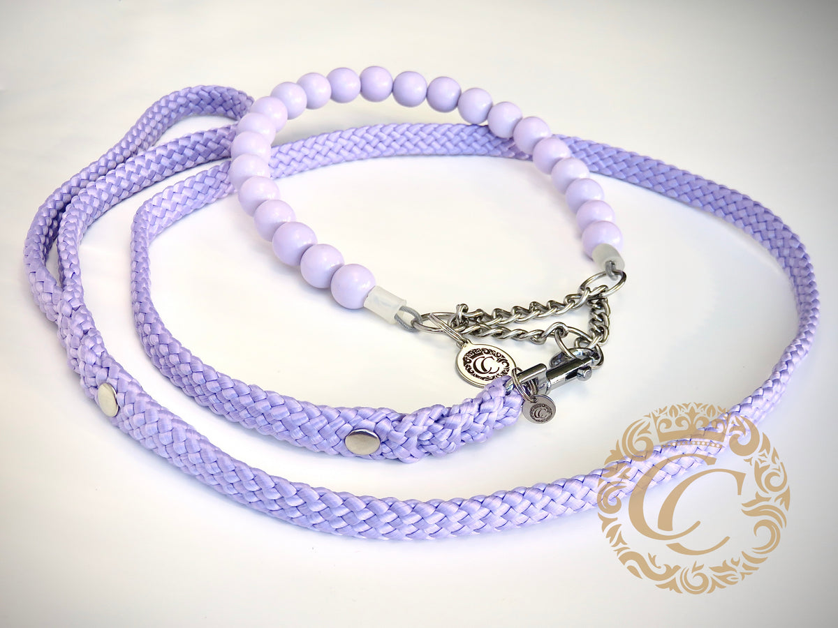 Dog leash for small & medium dogs Royal Blue Diamond Mini | Paracord Leashes | Dog leashes | CollarCrafts | custom dog leash | blue white dog leash | leashes for dogs | Dog leash | handmade dog leash | paracord leash for small dogs