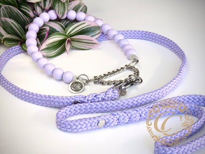 Dog leash for small & medium dogs Royal Blue Diamond Mini | Paracord Leashes | Dog leashes | CollarCrafts | custom dog leash | blue white dog leash | leashes for dogs | Dog leash | handmade dog leash | paracord leash for small dogs
