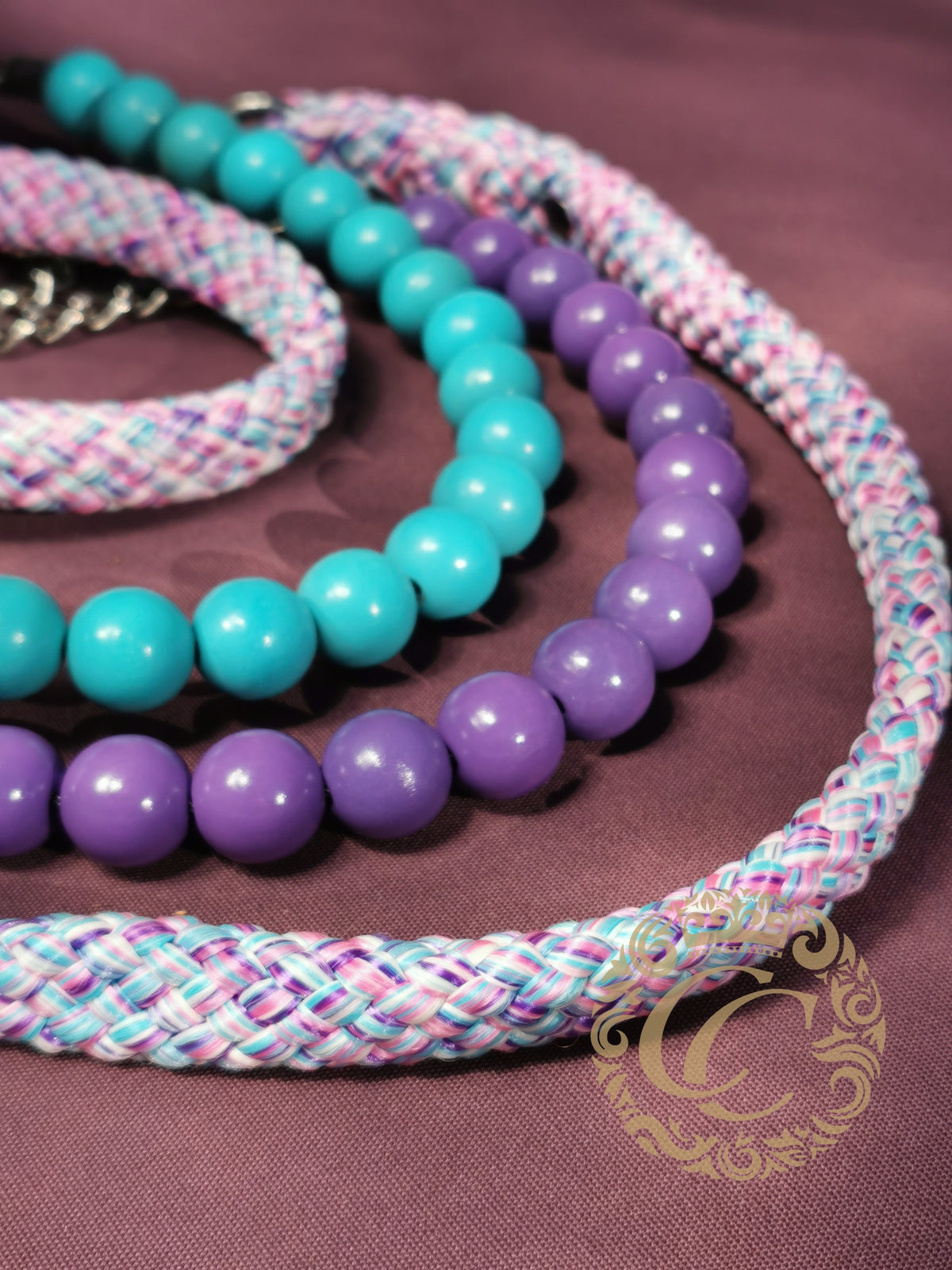Dog collar Rich Purple Maxi