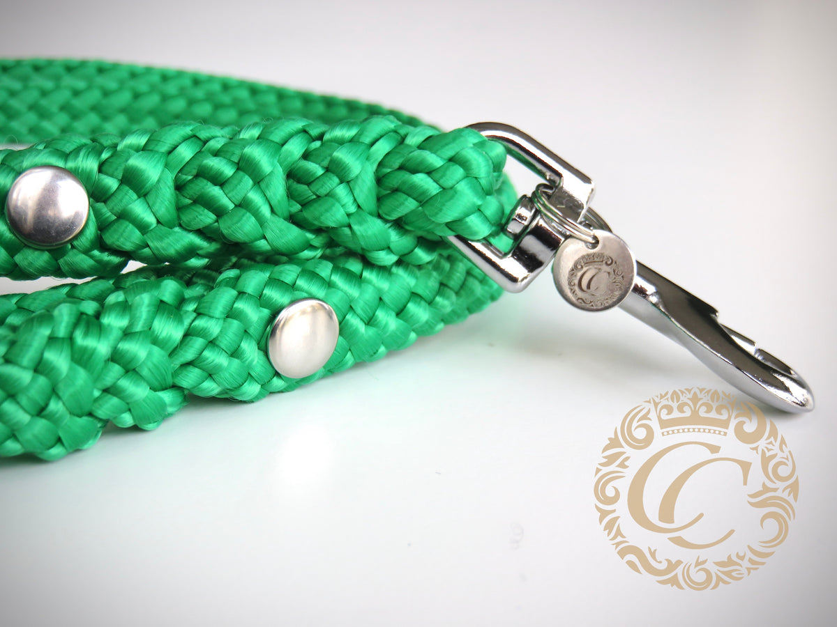 Dog leash for small & medium dogs Grass Green Mini | collarcrafts leash handmade | dogleash | leash paracord | hondenleiband | leiband | dog leash small dog | cat leash | mini dog leash | Green Dog Leash