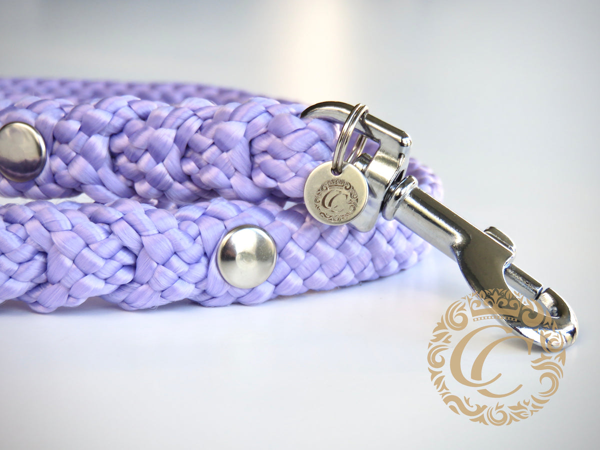 Dog leash for small & medium dogs Royal Blue Diamond Mini | Paracord Leashes | Dog leashes | CollarCrafts | custom dog leash | blue white dog leash | leashes for dogs | Dog leash | handmade dog leash | paracord leash for small dogs