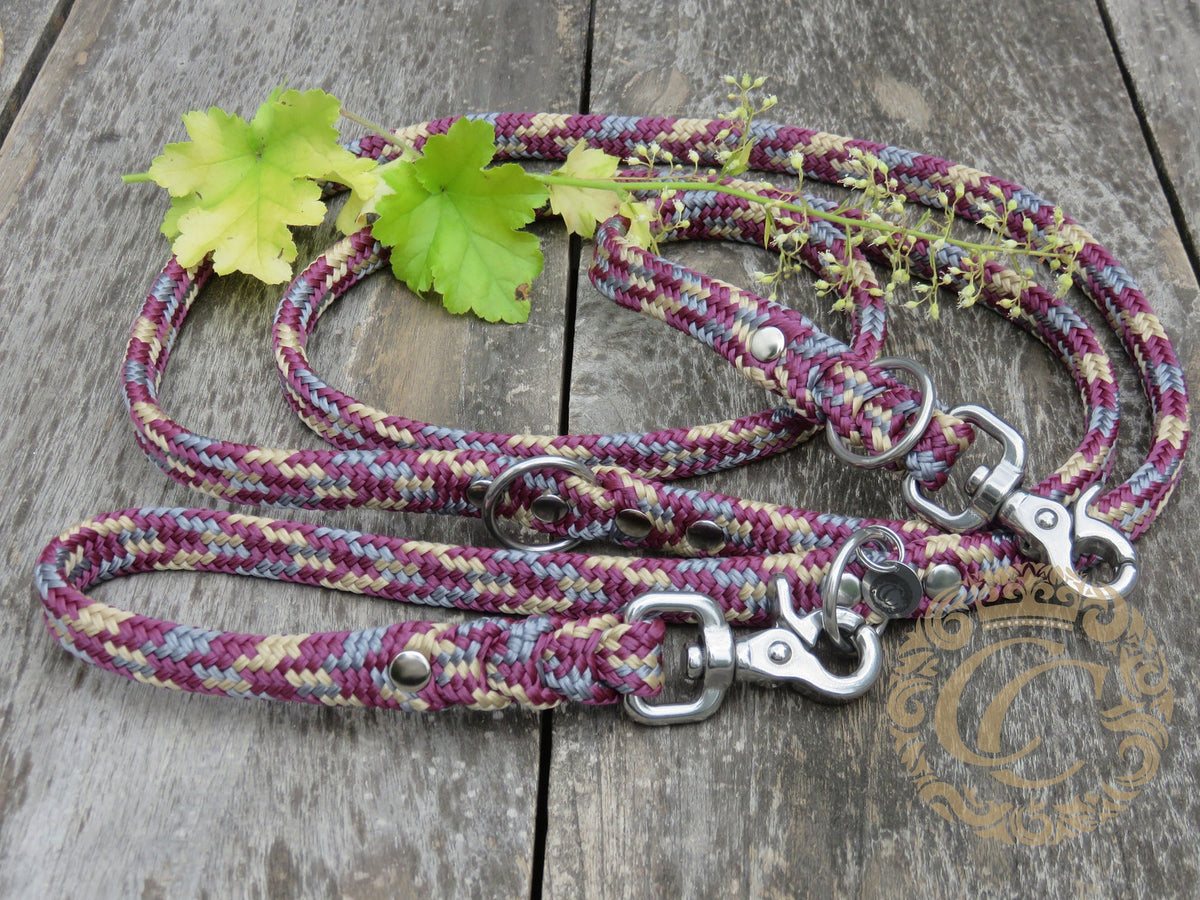 Dog leash adjustable custom made | Dog Leashes | CollarCrafts | dog leash custom made | leash | dogleash | hands free dog leash | paracord dog leash | dog collar leash set optional | alu max com dog collars | adjustable leash for dogs | dog leashes | collarcrafts