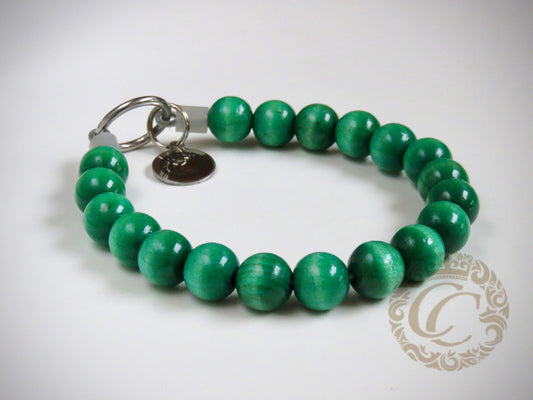 Dog collar Mint Mini | handmade dog collar | collarcrafts | dogcollar | halsband | dogcollar | collar | hondenhalsband | hondenband | Kattenhalsband | bead dog collars | cat mood collar | beaded dog collar | beaded dog collars | wooden bead dog collars | alu max com dog collars | beaded collars for dogs | rainbow dog collars | collarcrafts