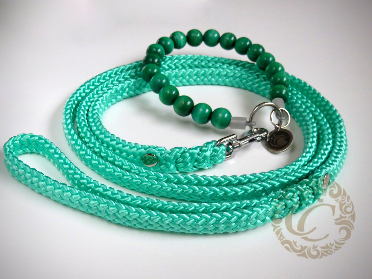 Dog collar Mint Mini | handmade dog collar | collarcrafts | dogcollar | halsband | dogcollar | collar | hondenhalsband | hondenband | Kattenhalsband | bead dog collars | cat mood collar | beaded dog collar | beaded dog collars | wooden bead dog collars | alu max com dog collars | beaded collars for dogs | rainbow dog collars | collarcrafts