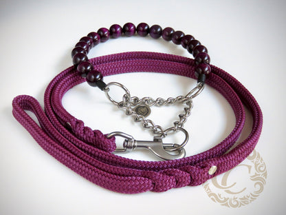 Handmade dog leash CollarCrafts / paracord dog leash | dogcollar | collar | hondenhalsband | hondenband | Kattenhalsband | bead dog collars | cat mood collar | beaded dog collar | beaded dog collars | wooden bead dog collars | alu max com dog collars | beaded collars for dogs | rainbow dog collars | collarcrafts