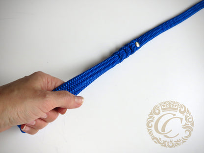 Dog leash for medium & large dogs Royal Blue | Dog Leashes | Paracord leashes | Handmade dog leash | Dog lead | Blue leash for dog | Collar leash sets for dogs | Washable leash | Honden leibanden | Leiband Paracord | CollarCrafts |