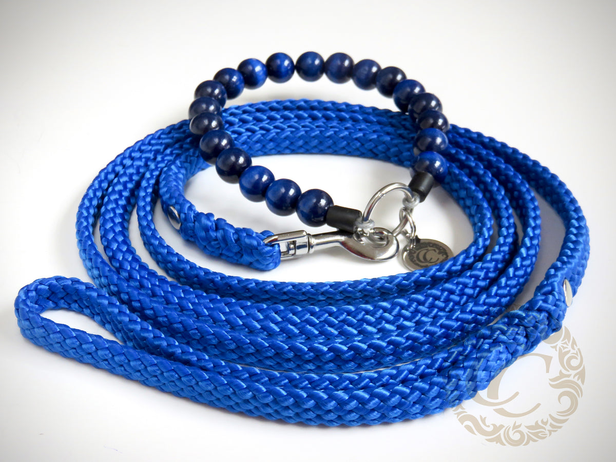 Dog leash for small & medium dogs Royal Blue | Dog Collars | Cat Collars | CollarCrafts | Dog collar "Trendy Turquoise" | design dog collar | beaded collars for dogs | Dog Collars | Cat Collars | CollarCrafts | dogcollar | collar | hondenhalsband | hondenband | Kattenhalsband | bead dog collars | cat mood collar | beaded dog collar | beaded dog collars | wooden bead dog collars | alu max com dog collars | beaded collars for dogs | rainbow dog collars | collarcrafts
