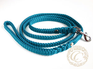 Dog leash for small & medium dogs Aqua | Dog Collars | Cat Collars | CollarCrafts | dogcollar | collar | hondenhalsband | hondenband | Kattenhalsband | bead dog collars | cat mood collar | beaded dog collar | beaded dog collars | wooden bead dog collars | alu max com dog collars | beaded collars for dogs | rainbow dog collars | collarcrafts