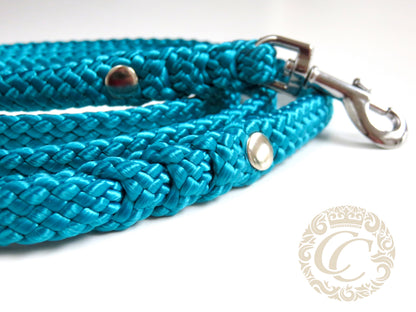 Dog leash for small & medium dogs Aqua | Dog Collars | Cat Collars | CollarCrafts | dogcollar | collar | hondenhalsband | hondenband | Kattenhalsband | bead dog collars | cat mood collar | beaded dog collar | beaded dog collars | wooden bead dog collars | alu max com dog collars | beaded collars for dogs | rainbow dog collars | collarcrafts