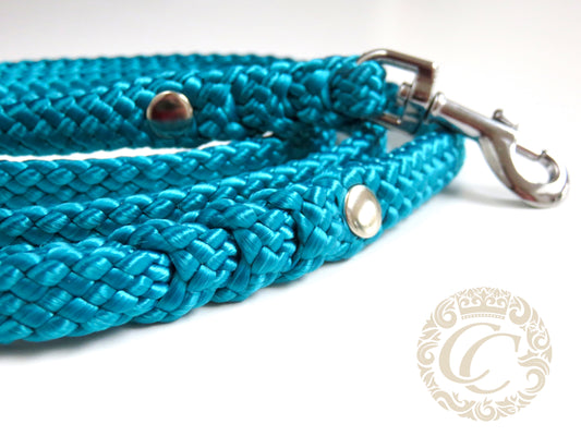 Dog leash for small & medium dogs Aqua | Dog Collars | Cat Collars | CollarCrafts | dogcollar | collar | hondenhalsband | hondenband | Kattenhalsband | bead dog collars | cat mood collar | beaded dog collar | beaded dog collars | wooden bead dog collars | alu max com dog collars | beaded collars for dogs | rainbow dog collars | collarcrafts