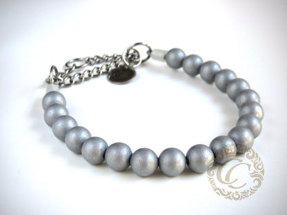 handmade dog collars silver classic mini | honden halsband | collarcrafts | collars & leashes | dogcollar | collar | hondenhalsband | hondenband | Kattenhalsband | bead dog collars | cat mood collar | beaded dog collar | beaded dog collars | wooden bead dog collars | alu max com dog collars | beaded collars for dogs | rainbow dog collars | collarcrafts