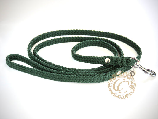 Dog leash for small & medium dogs Dark Green | Cat Collars | CollarCrafts | dogcollar | collar | hondenhalsband | hondenband | Kattenhalsband | bead dog collars | cat mood collar | beaded dog collar | beaded dog collars | wooden bead dog collars | alu max com dog collars | beaded collars for dogs | rainbow dog collars | collarcrafts