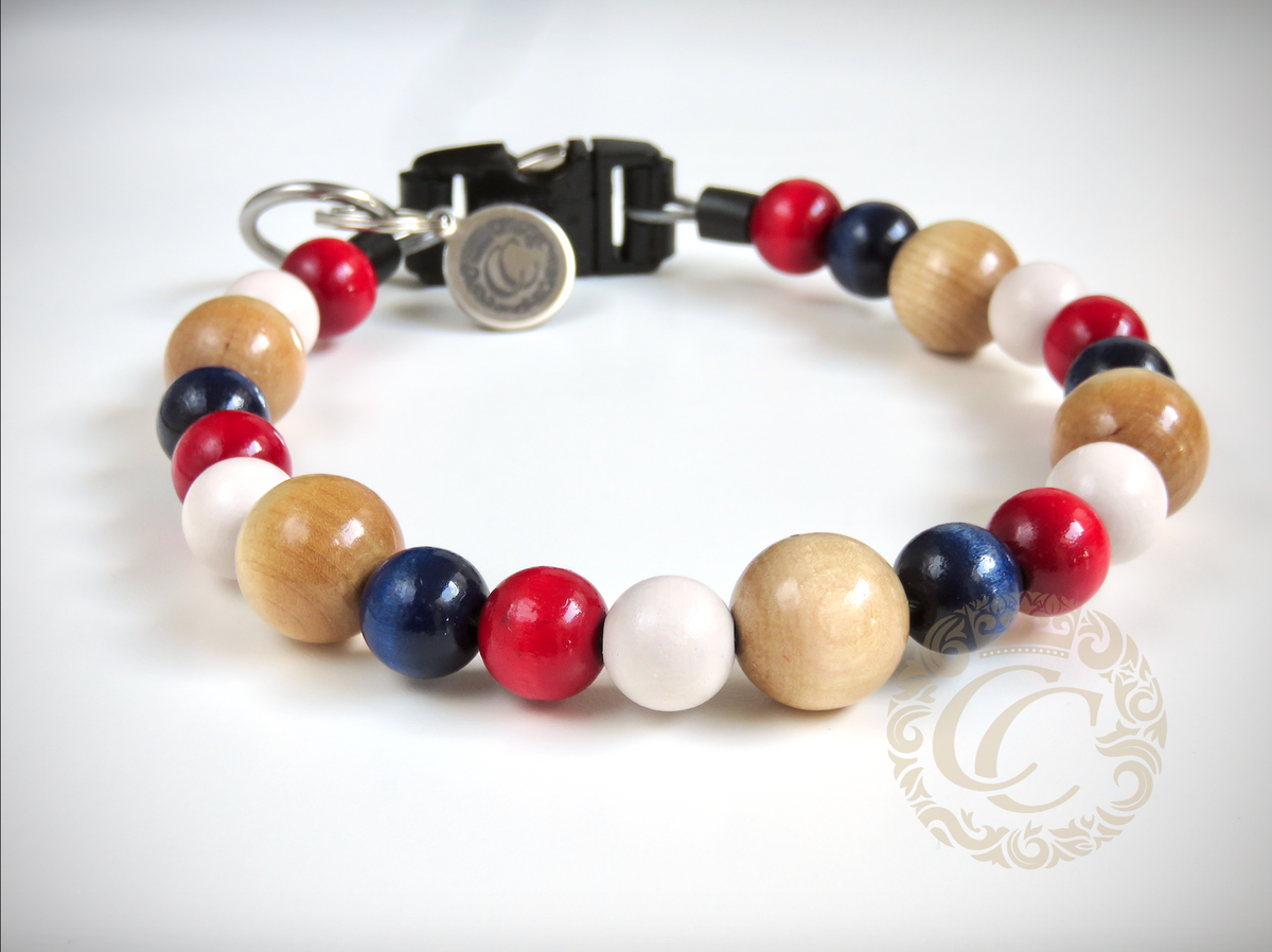 Dog collar "Cocker Love" | Dog Collars | Cat Collars | CollarCrafts | dogcollar | collar | hondenband | Kattenhalsband | bead dog collars | cat mood collar | beaded dog collar | beaded dog collars | wooden bead dog collars | alu max com dog collars | beaded collars for dogs | rainbow dog collars