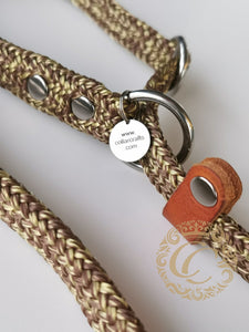 Dog slip leash CollarCrafts | leiband | leash | hondenhalsband | honden leiband | custom leashes | durable dog leash | dog leads | parcord dog leashes | retriever leash | slipleash | alu max com dog collars | leashes and collars for dogs | paracord slip leash | handmade dog leads | collarcrafts