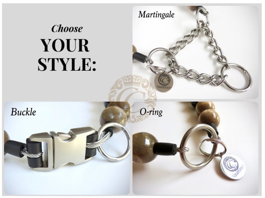 Dog collar Snow White Mini | handmade dog collars |  collarcrafts | halsbanden | dogcollar | collar | honden halsband | bead dog collars | white beads collar | luxury dog collar | beaded dog collars | wooden bead dog collars | alu max com dog collars | beaded collars for dogs | white dog collars
